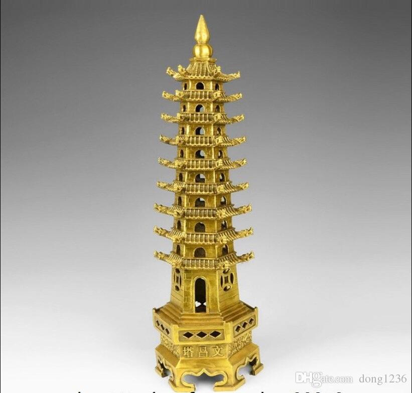 White Crystal Tower Carving Buddhism Temple 9 Floor Tower stupa Pagoda