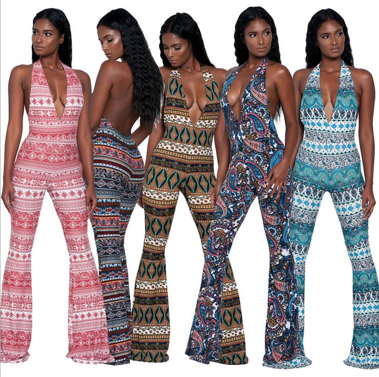 Free shipping Explosion-proof sexy halter conjoined pants women's fine micro-pull even pants NJ031-image-400443083