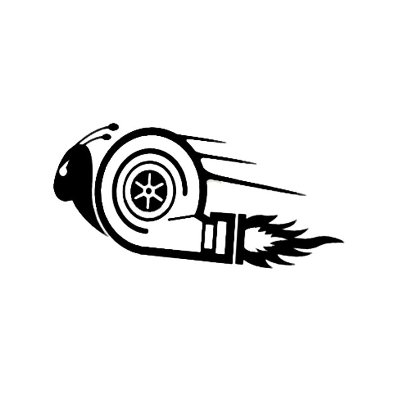 15*7.5CM Stylish Animal Car Stickers Angry Turbo Snail DUB Drift Race Car Styling Vinyl Decals-image-427915787