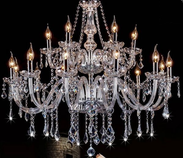 

Continental candle chandelier lamp crystal chandelier living room restaurant chandelier crystal lights wedding bar