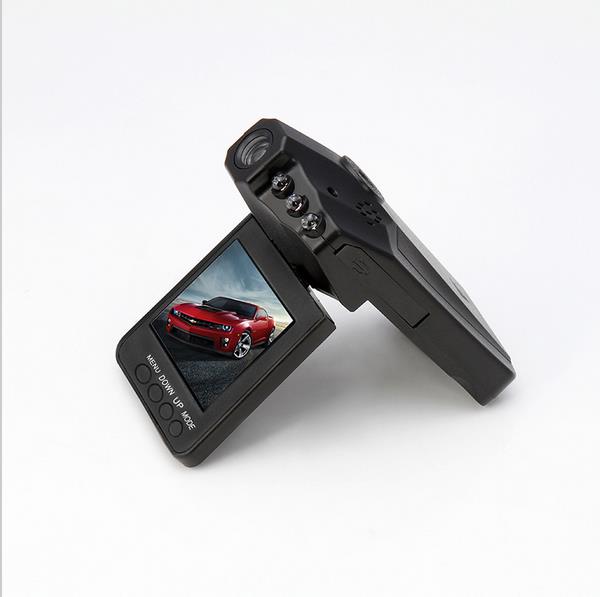 2016 Hot vente 2.4 "voiture DVR 6 LED détecteur de voiture enregistreur de vision nocturne Dash Cam avion tête de voiture caméra 270 angle véhicu