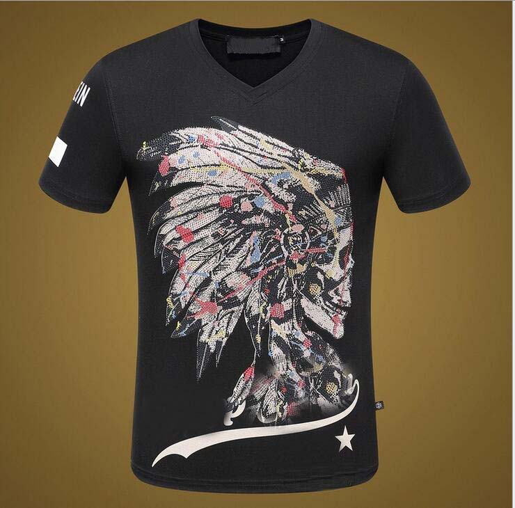 New arrival!2017 Europe and the United States spring and summer new foreign trade men Slim short sleeve