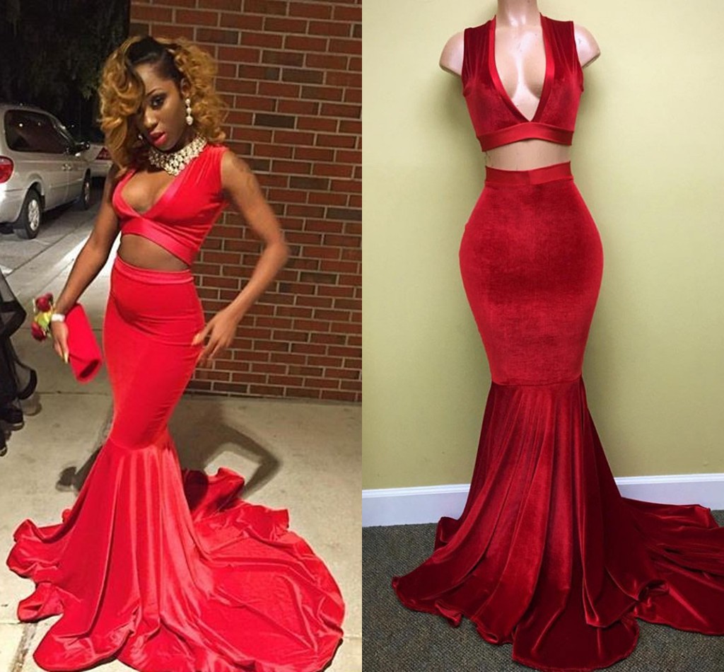 velvet graduation dress