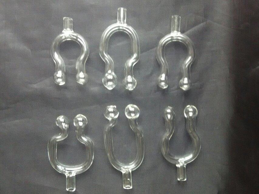 

Transparent nasal suction glass bongs accessories Â , Glass Smoking Pipes colorful mini multi-colors Hand Pipes Best Spoon glas