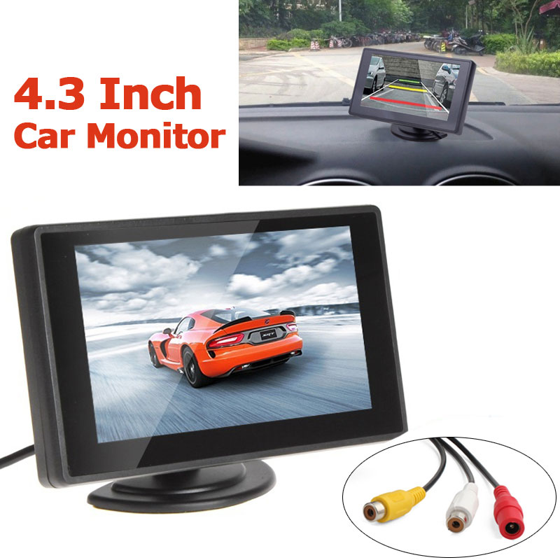 4.3 Inch TFT LCD Car Rear View Reverse Backup Parking Mirror Monitor Display US