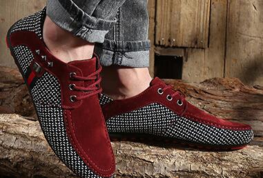 New 2017 Top Fashion brand men Flat Shoes Canvas men's flats shoes men Daily casual shoes Spring Autumn suede men shoe big size