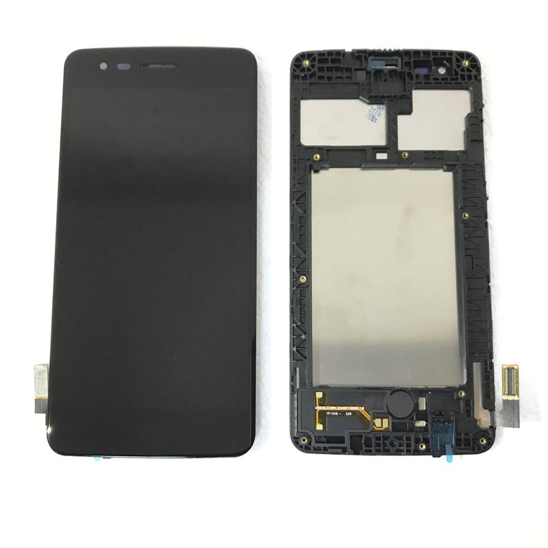 Lcd Display Screen Panel For LG Aristo MS210 M200N With Frame Assembly Replacement Parts Silver Black-image-402063367
