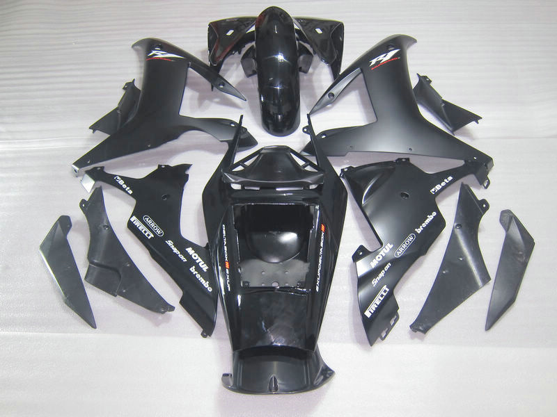 

Injection molding 100% fit for Yamaha YZF R1 2002 2003 black fairings set YZF R1 02 03 OT38, Same as picture