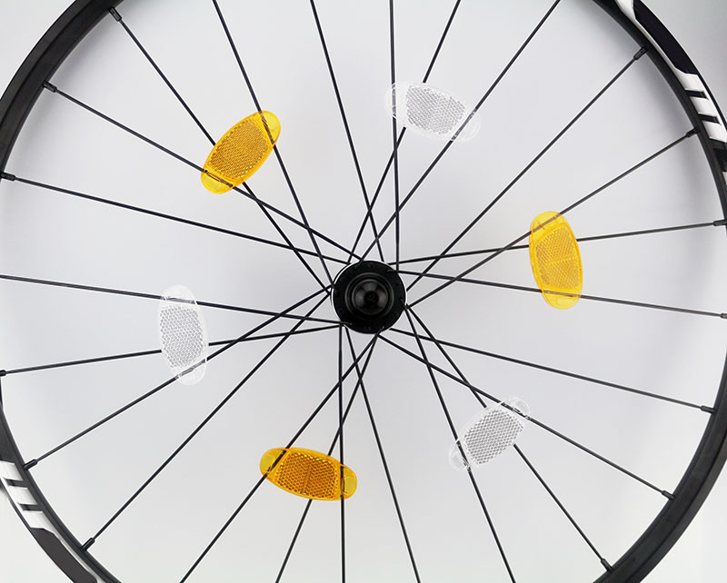 bicycle spoke reflectors