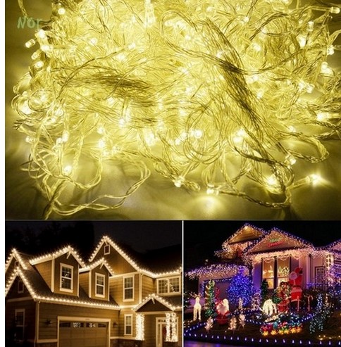 

30M 300 LED String Lights wholesale White flash light Christmas party Fairy wedding lights AC110V-220V