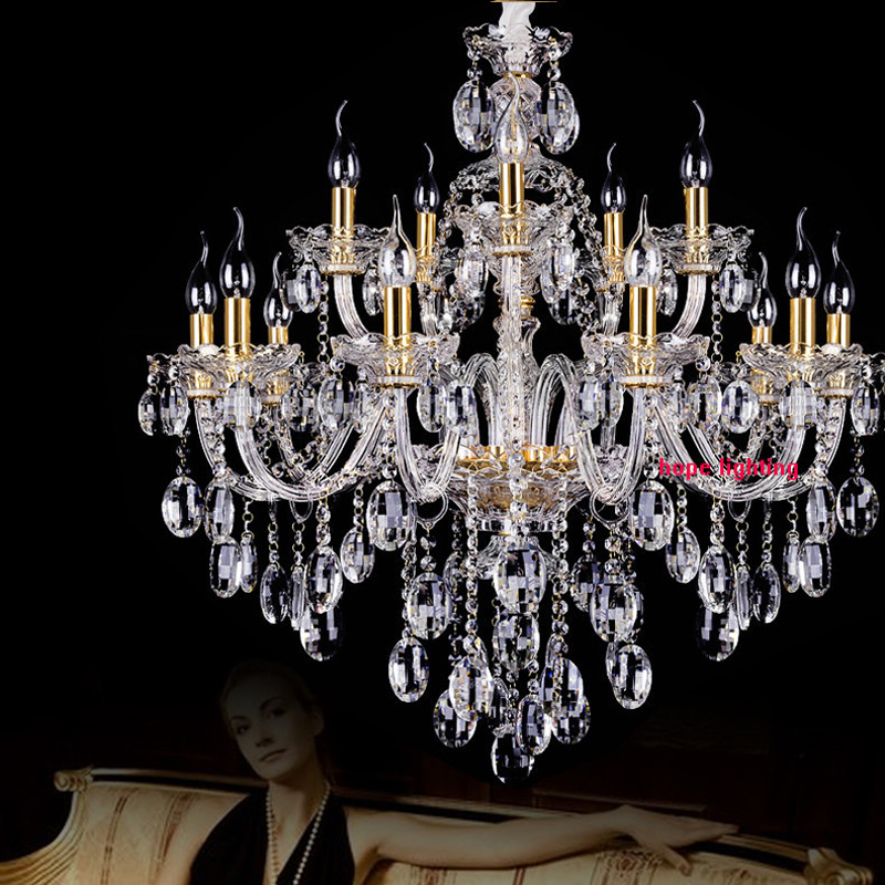 Lamp Modern LED Crystal Chandelier European Candle lustres Children's Makaron Girl Princess Pendant Lamps Light Fixtures Ceiling Mounted-image-401634734
