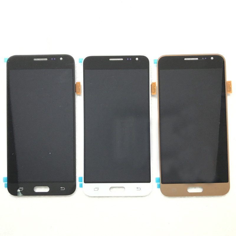 LCD Pantalla Panels For Samsung Galaxy J3 J320A J320F Negro with Brightness Adjustable Replacement Parts-image-403537083