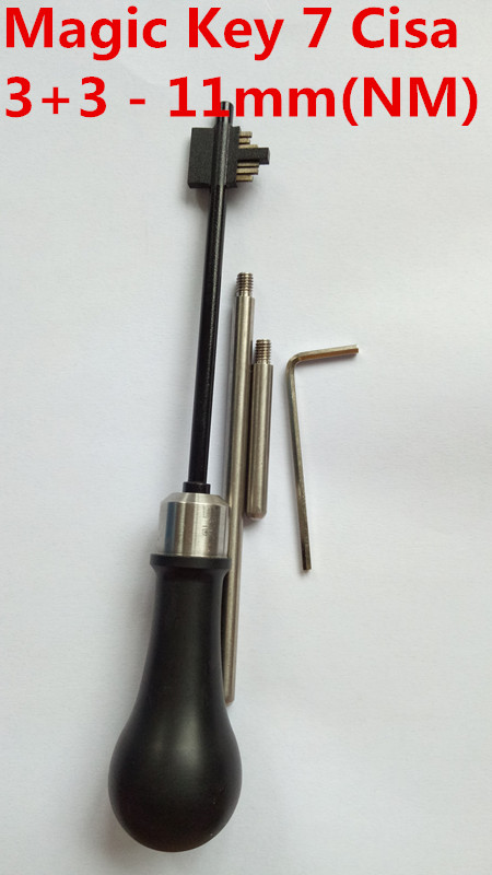 

2019 FREE SHIPPING best quality NEW PRODUCT Magic Key 07 Cisa 3+3 - 11 mm (NM) master key decoder locksmith tools lock pick