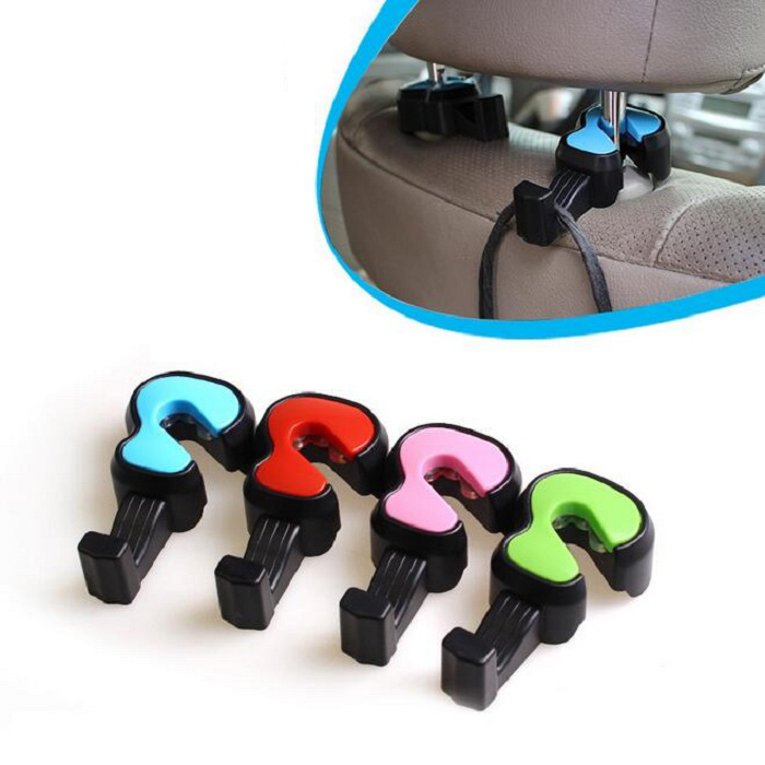 

Universal car hooks violin for clothes Handbags Grocery Bags Convenient headrest chair Seat back rear storage holder rack hangers