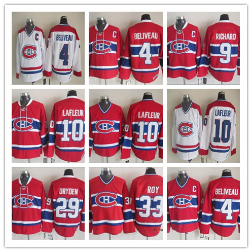 

Vintage 10 Guy Lafleur Jersey Montreal Ice Hockey 4 Jean Beliveau 9 Maurice Richard 29 Ken Dryden 33 PATRICK ROY Retro CCM Jerseys Cheap, Green