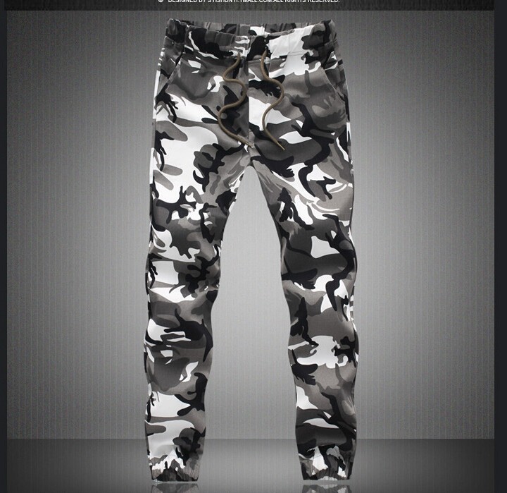 

2017 -5X Mens Jogger Autumn Pencil Harem Pants Men Camouflage Military Pants Loose Comfortable Cargo Trousers Camo Joggers, Khaki