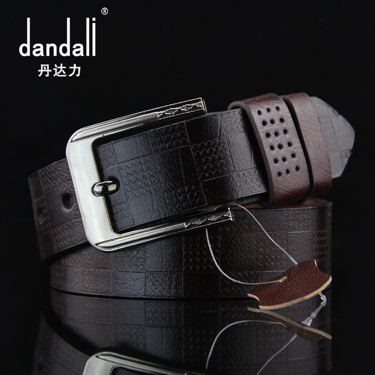 

Fashion Belts for Men Cow Genuine Leather Strap Male Pin Buckle Vintage Belt Man