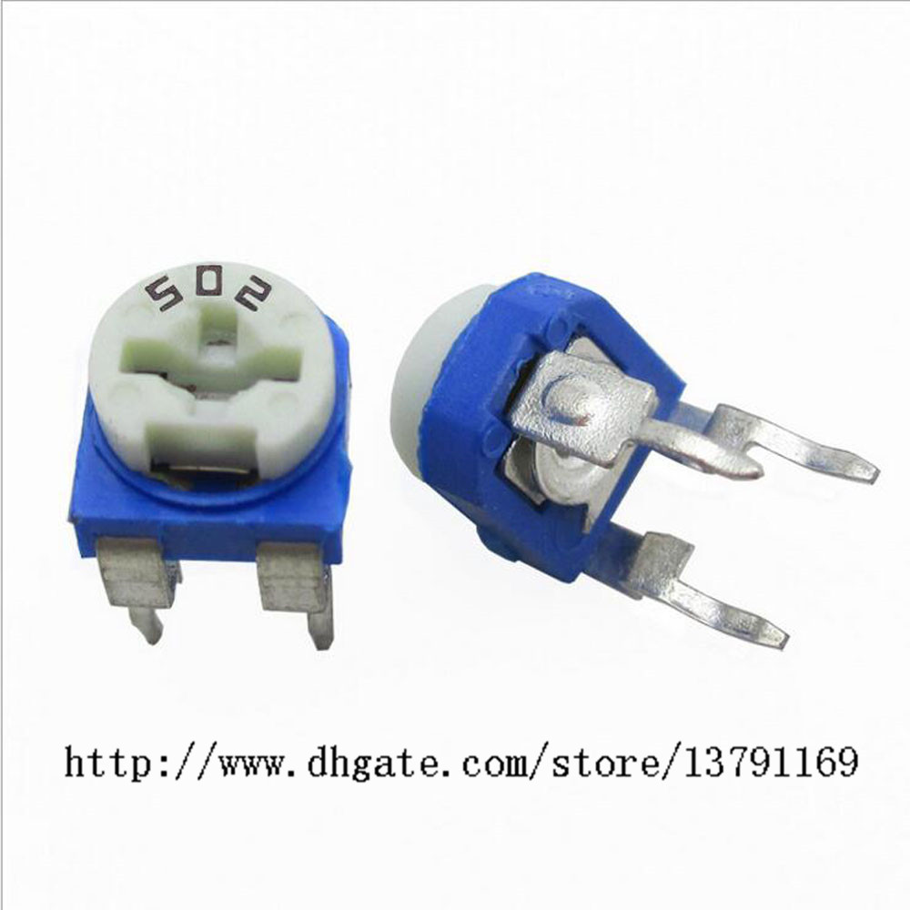 

Variable Resistor Assorted Kit 13 Value 130pcs Trim Pot Potentiometer RoHS Compliant Top Adjustable Resistor Electronic Components