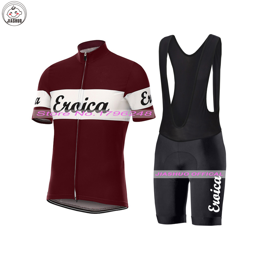 

NEW Customized Hot 2017 RETRO JIASHUO CLASSICAL mtb road RACING Team Bike Pro Cycling Jersey Sets BLACK Bib Shorts Clothing Breathing Air, Black;red