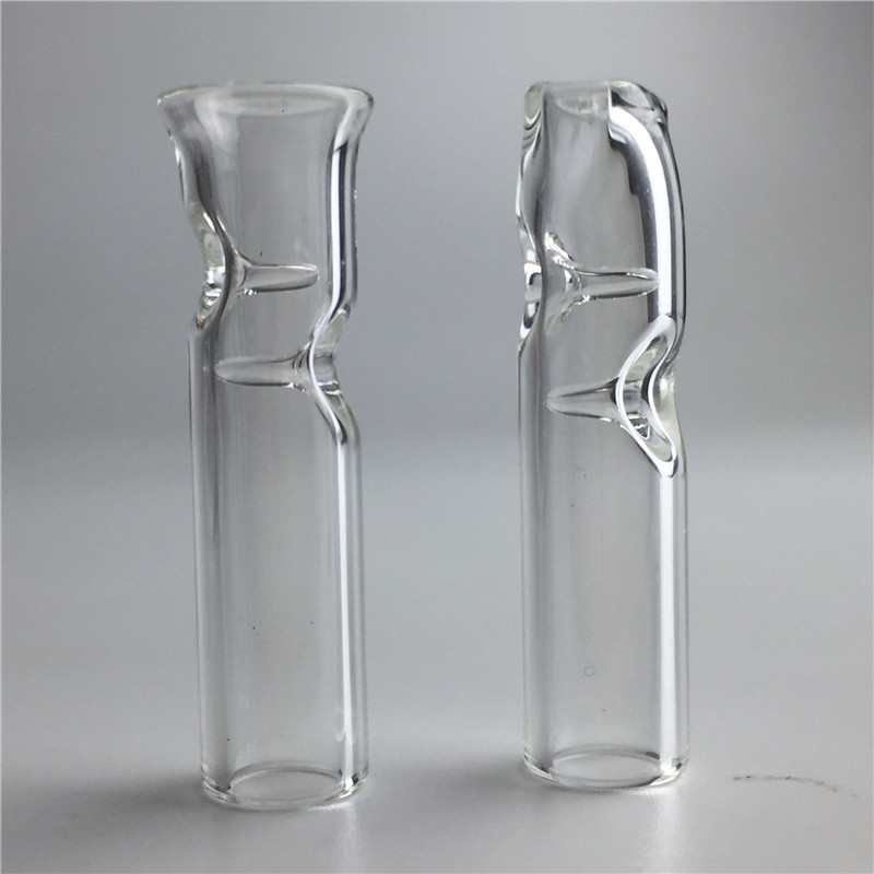 

Mini Glass Filter Tip for Dry Herb Tobacco straw Rolling Papers Tobacco Cigarette Holder Thick Pyrex Glass Smoking Pipes