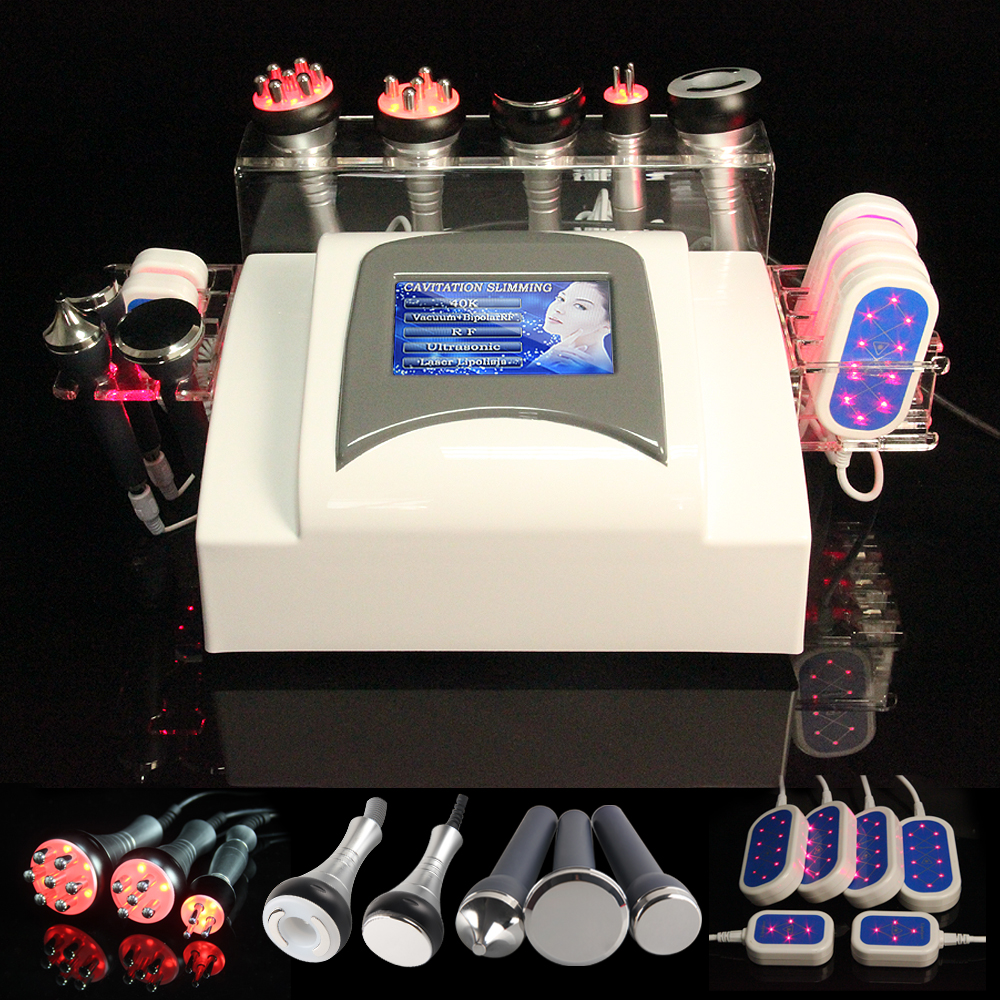 

8 in 1 Cavitation Vacuum Multipolar Body Slimming Ultrasonic Weight Loss Lipo Laser