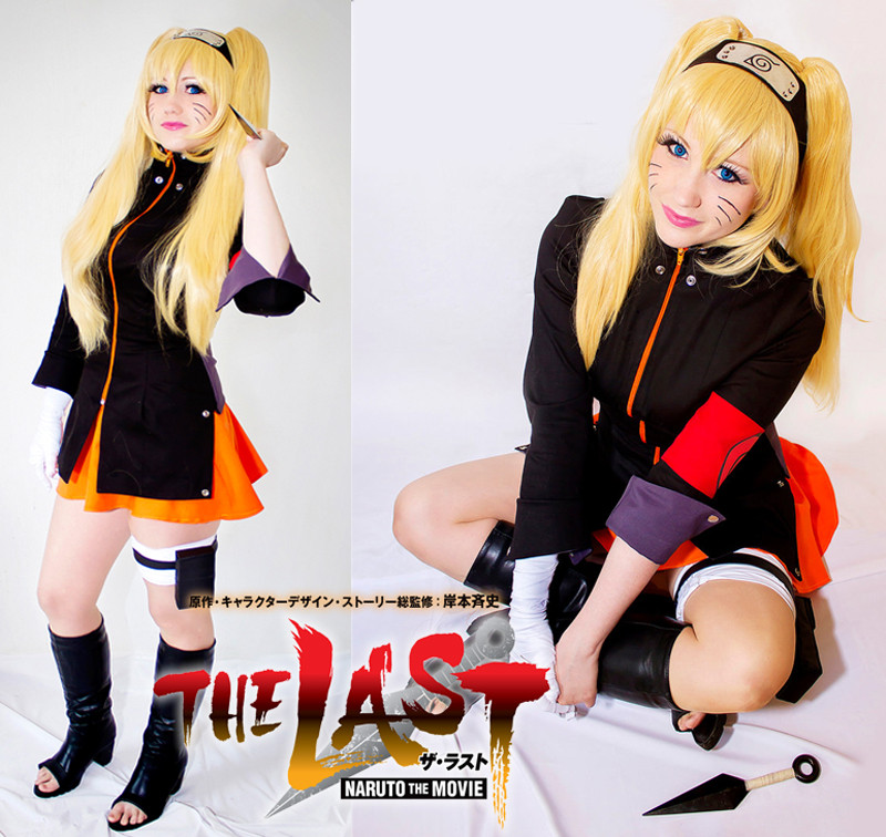 

Naruto The Movie The Last Uzumaki Naruto Female Anime Cosplay Costume