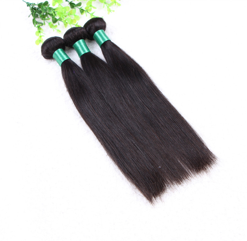 

Grade 5A Top Quality--100% Human Indian Hair Straight Double Weft 50g/pc& 6pcs/lot, free DHL