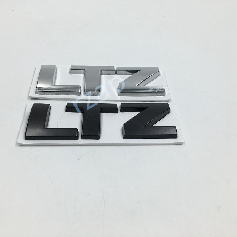 LTZ Emblème autocollant de voiture Ltz Logo 3D Lettre Badge arrière pour Chevy Cruze ABS Chrome véhicule Tail Nameplate Decal