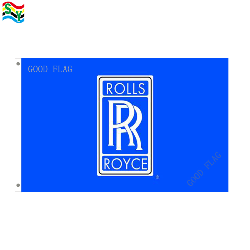 

GoodFlag Free Shipping rolls royce flags banner 3X5 FT 90*150CM Polyster Outdoor Flag