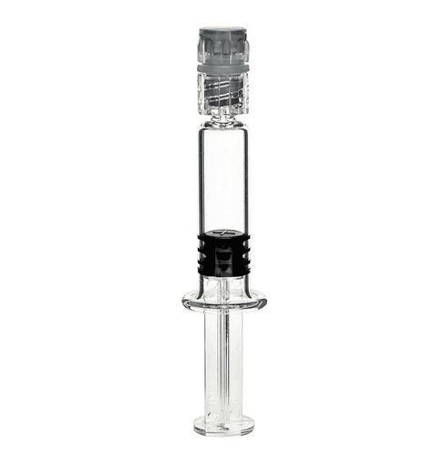 

1.0ml Pure Glass Syringes Dab Tools Medical Grade Material Syringe 1ML Disposable Vaporizer Co2 oil Luer Lock Syringes Clear Color Free DHL
