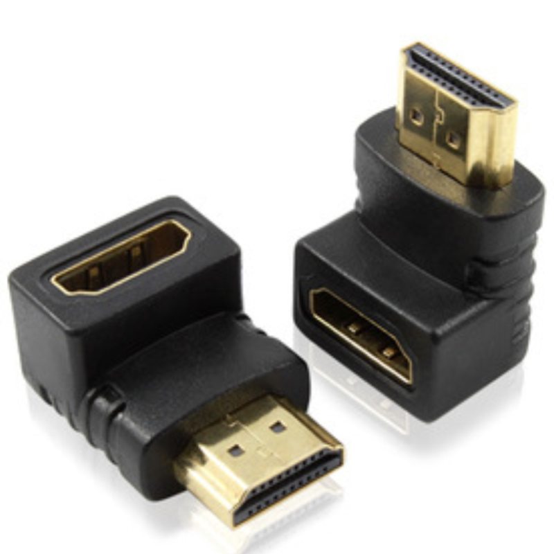 

V1.4 right-Angled Type HDMI to HDMI Male to Female 90 270 Degree Rotating Adapter Connector Adapter Coupler Extender