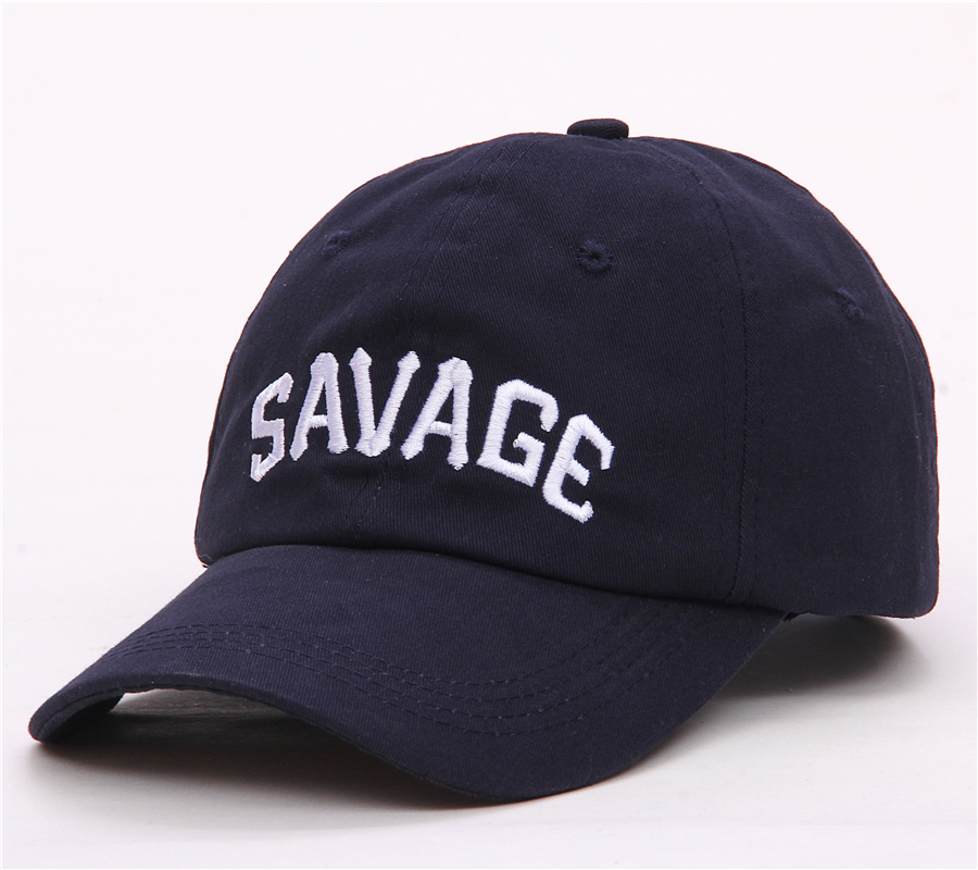 

Wholesale- SAVAGE Htas Breathable Embroidery Men's Baseball Caps 2017 Summer Hip Hop Sun Hats for Women Men Snapback Dad Hat, Navy