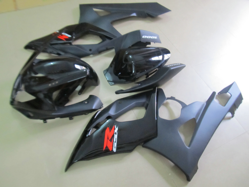 

Injection molding free customize fairing kit for Suzuki GSXR1000 05 06 black fairings set GSXR1000 2005 2006 OT24, Same as picture