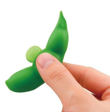 edamame stress relief toy