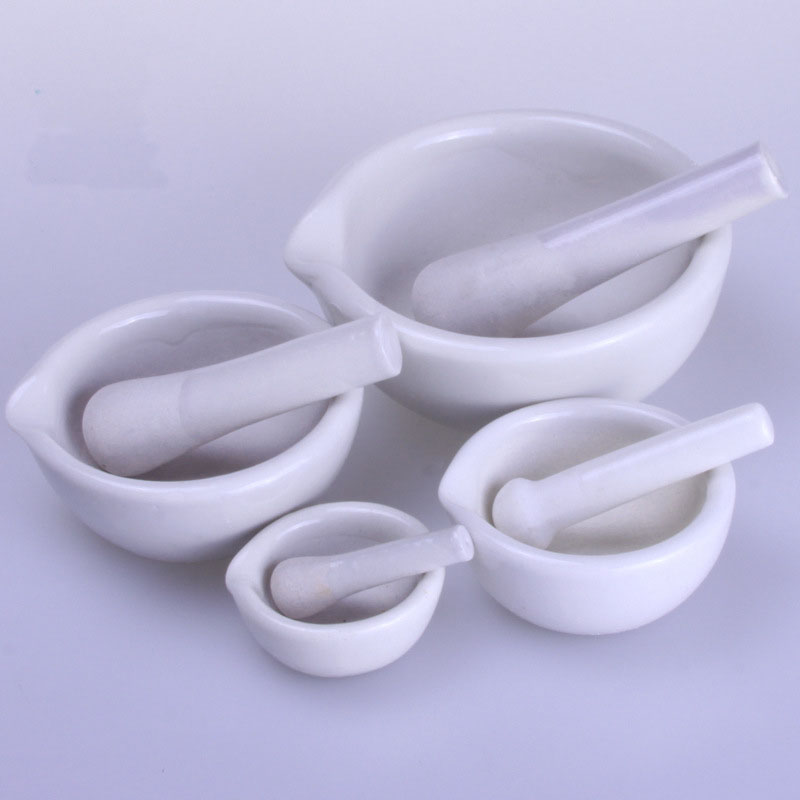 

6ml white high-strength porcelain pound bottles of medicine mortar and pestle bowl garlic grinder kitchen mills za3441
