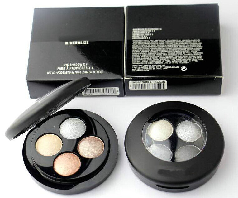 

Free Shipping 2017 NEW MAKEUP MINERALIZE 4 COLORS EYE SHADOW(60Pieces/Lot), Multi