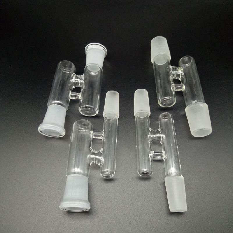 

wholesale Glass Reclaim adapters 14mm 18mm Male Female Joint Ash catcher adapter for Glass Bongs Oil Rigs Free Shipping
