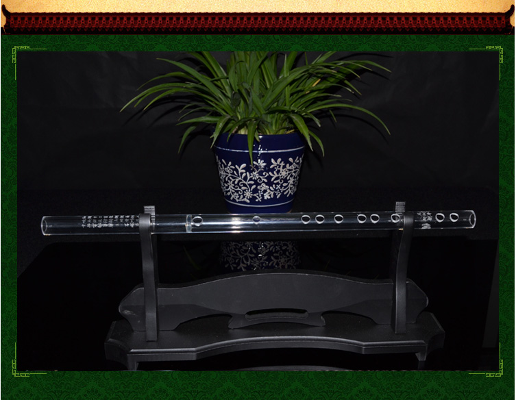 

Transparent imitation crystal flute beginner flute professional bamboo flute refined instruments Chinese traditional musical instruments