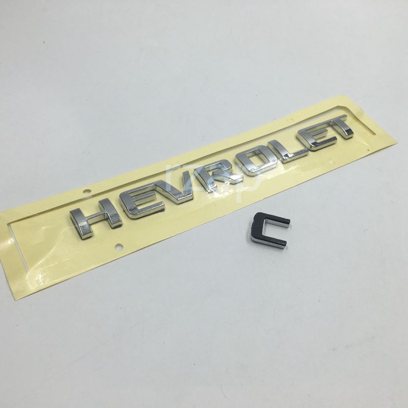 Voiture 3D Emblème Pour Chevrolet Lettre Logo Autocollant ABS Badge Decal Pour Chevy Auto Décoration Livraison Gratuite
