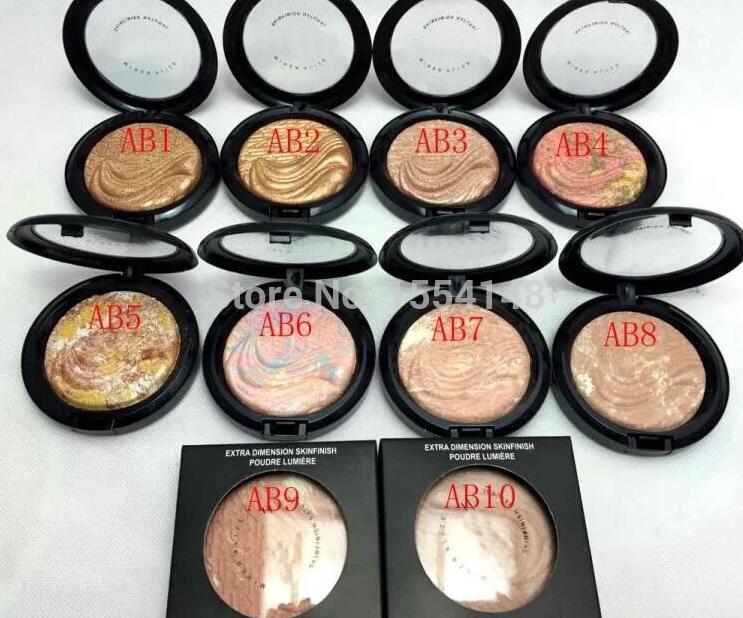 10 PCS LIVRAISON GRATUITE MAQUILLAGE chaud bonne qualité Meilleure vente bonne vente nouvelle POUDRE MINERALISEE NOM ET NUMERO ANGLAIS 9g cadeau