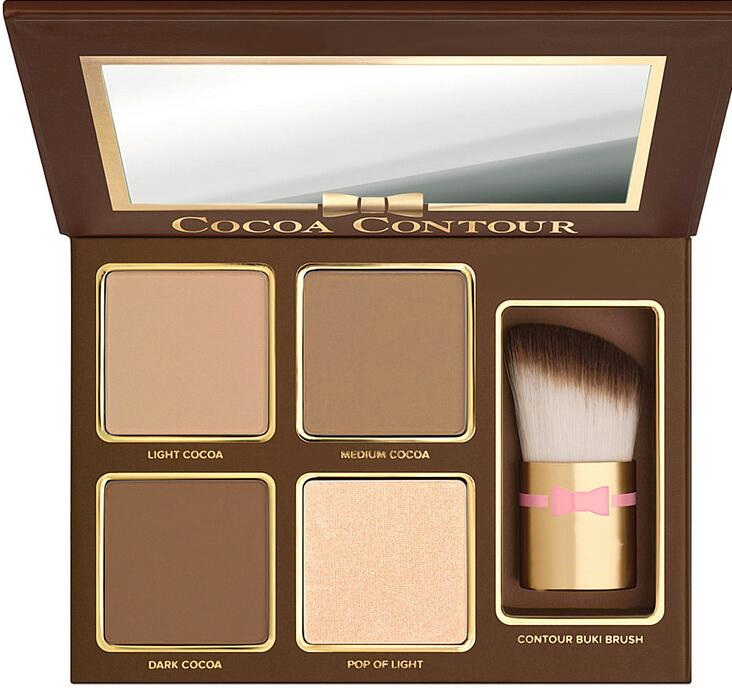 

Free Shipping ePacket! HOT new makeup Cocoa Contour Chiseled to Perfection Face Contouring& Highlighting Kit, Mixed color