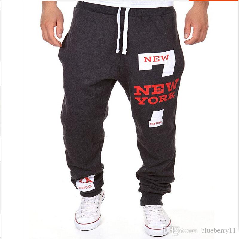 

Men Dance Baggy Harem Pants Sweat Pants Hip Hop Mens Pants Streetwear Sport Jogger Trousers Gym Clothing free shipping, Black