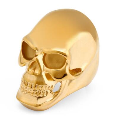 

Fashion European style jewelry men Titanium stell Skull Ring Harley Ring, Silver