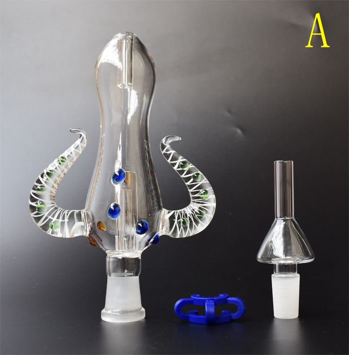 

2017 Version 5.0 Nectar Collector Set Octopus Design 14mm Nectar Collecter Kit with titanium nail mini Glass Water Pipes Bong
