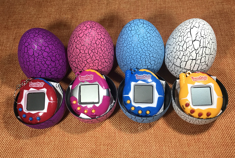 

Tamagotchi Toy Tumbler Cracked Dinosaur Egg Electronic Pets Toys 90S Nostalgic 49 Pets in 1 Virtual Cyber Pet Game Player Multi-colors