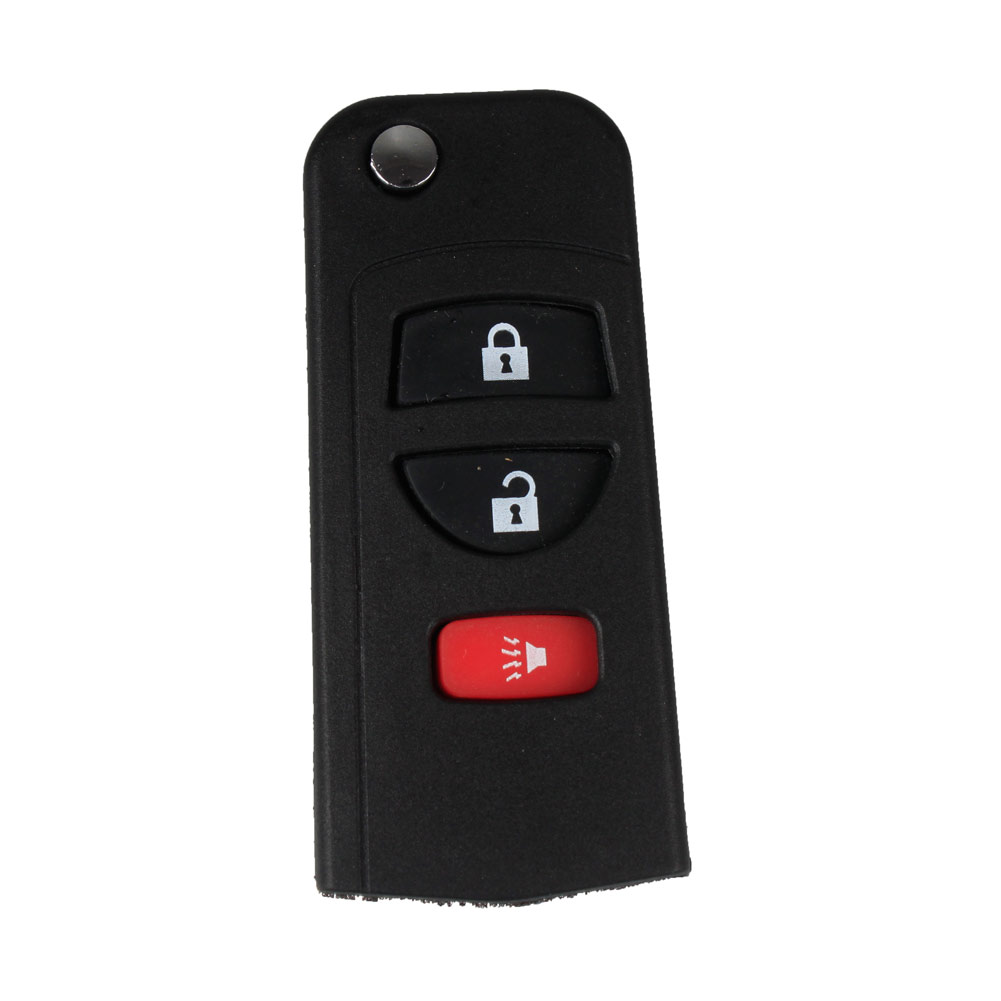 3 Buttons Flip Folding Remote Key Shell Fob Case For NISSAN Quest Murano Armada Titan Xterra Frontier Pathfi Tire Pressure Alarm car-styling-image-398142021