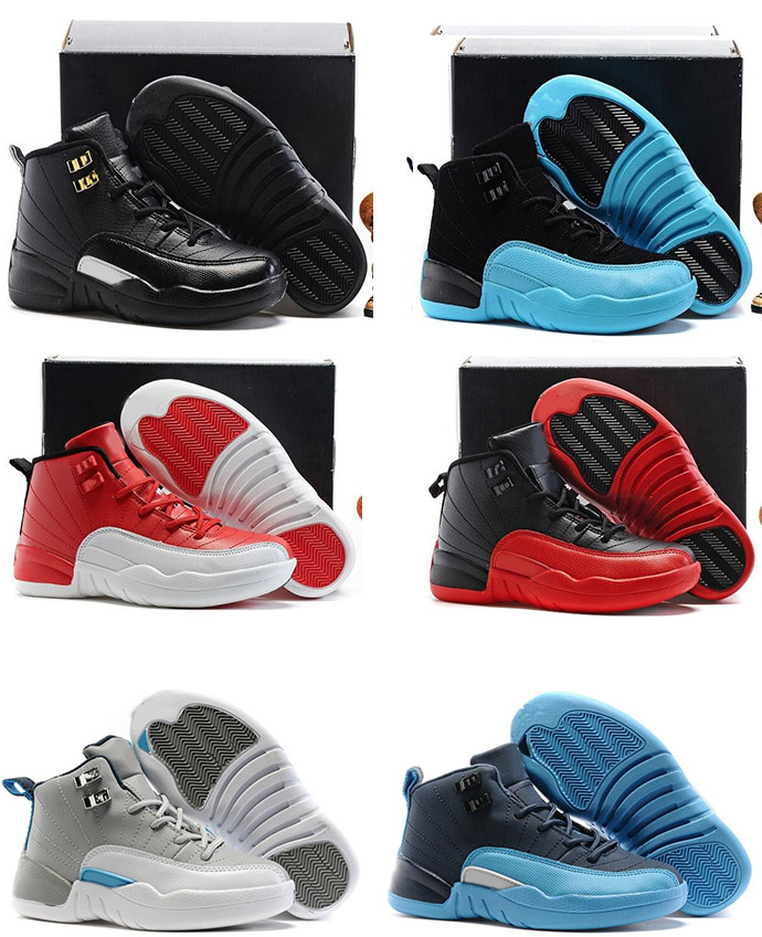 

Classic 12 Kids Basketball Shoes Children 12s High Quality Sports Shoes Youth Boy Girl Basketball Sneakers For Sale EU28-35