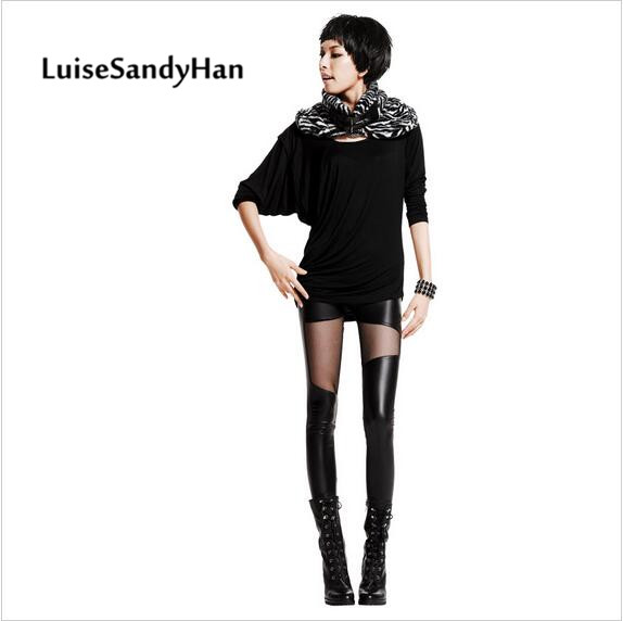 

Wholesale- 2015 Women Elastix Pencil Sexy Casual High Waist Trouser Female Skinny Pants Black