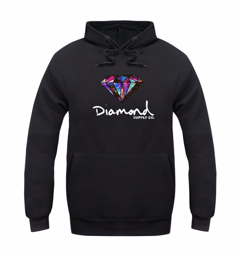 

Diamond supply co men hoodie women street fleece warm sweatshirt winter autumn fashion hip hop pullover, Green