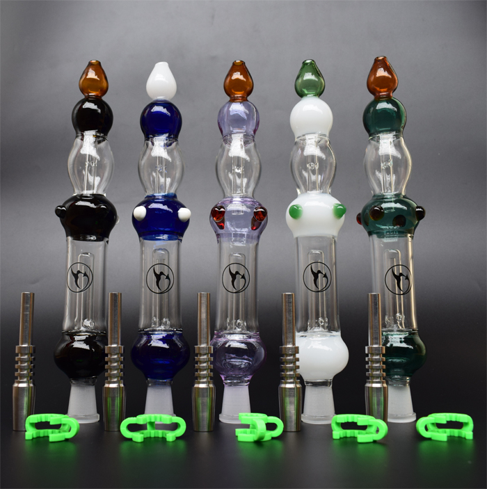 

Nectar Collector with Titanium Tip Titanium Nail 14mm Inverted Nail Grade 2 Glass Bongs water Pipe